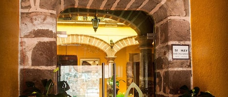 Entrada de la propiedad