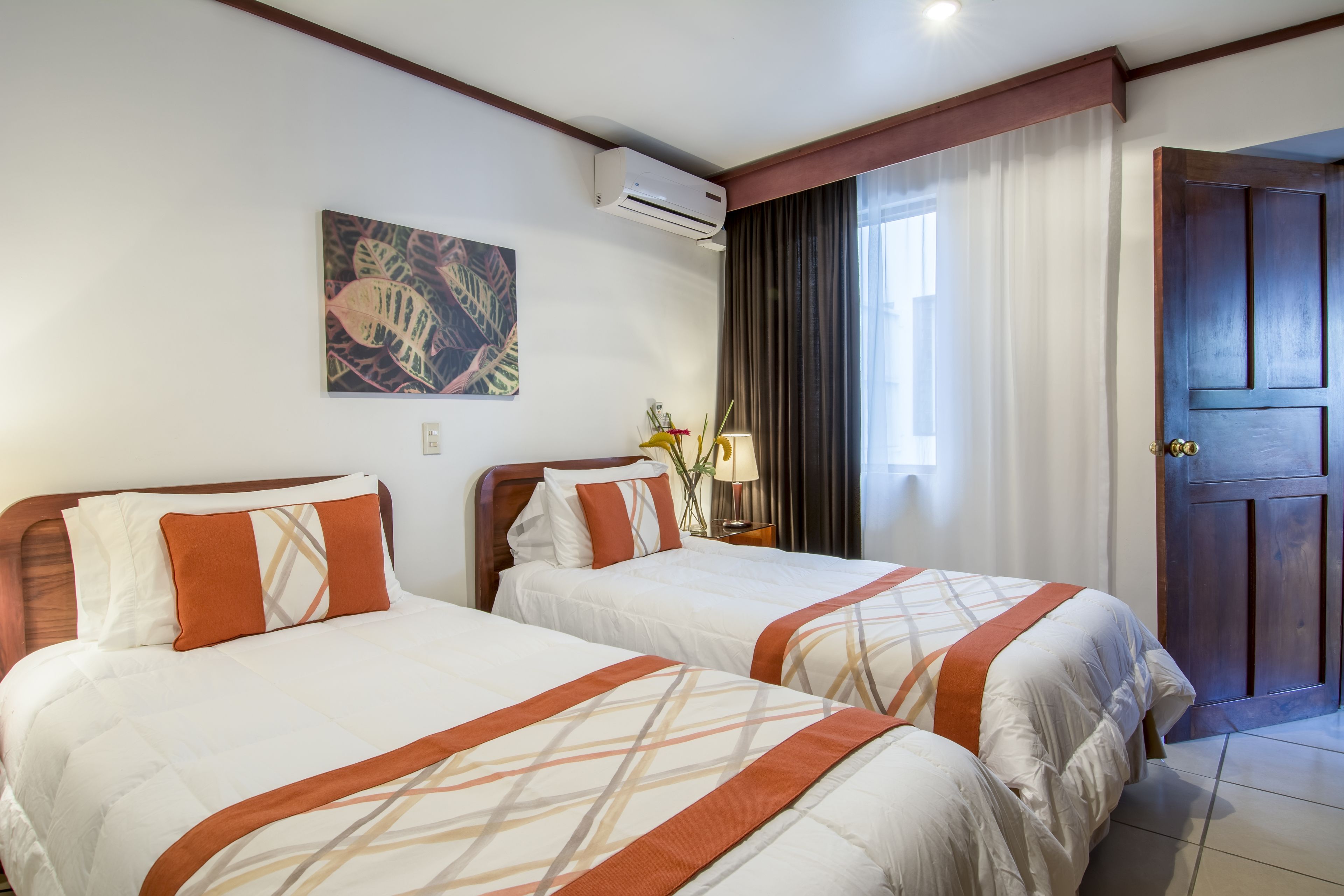 Premium bedding, down comforters, Select Comfort beds, in-room safe