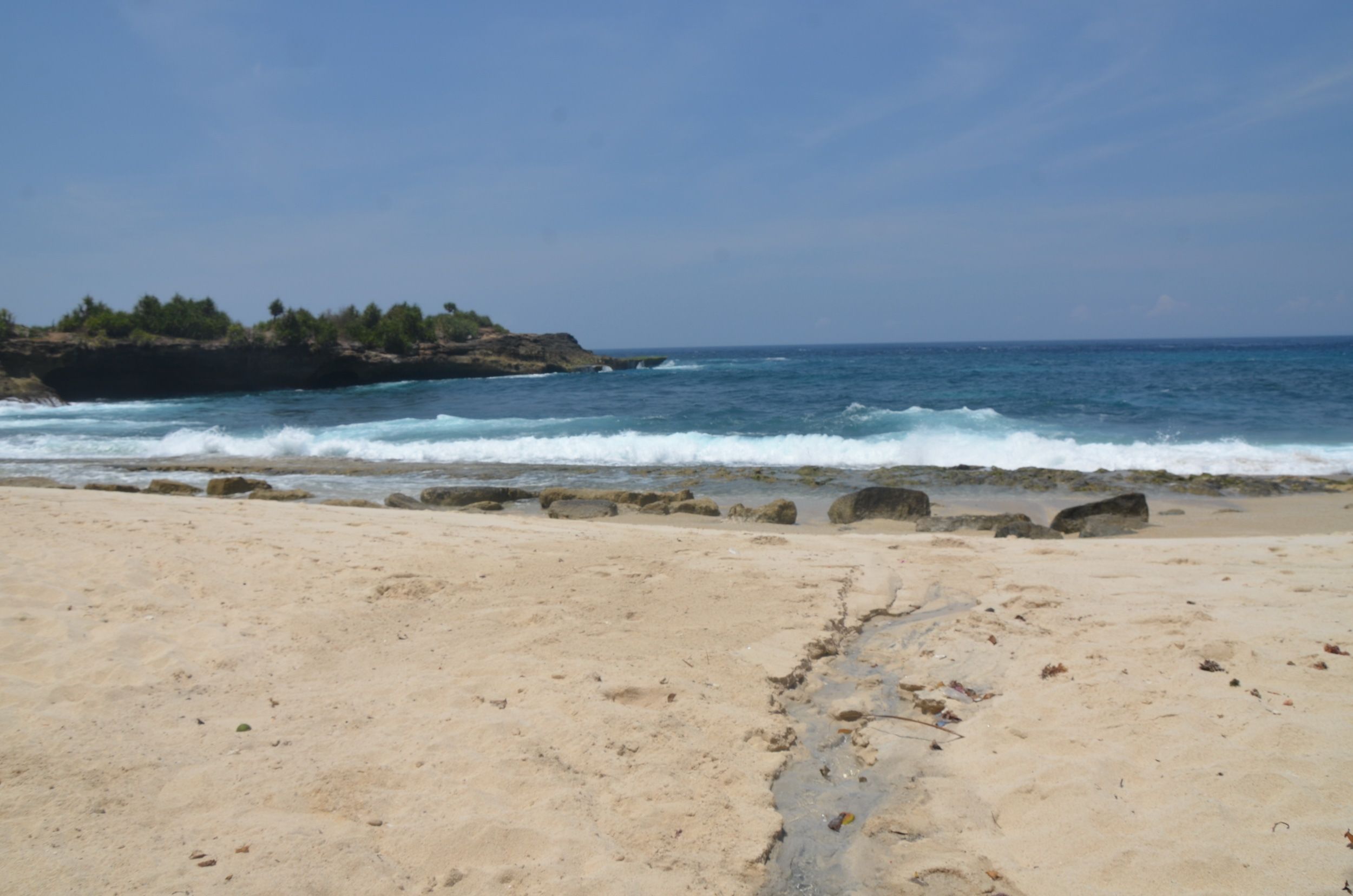 beach nearby, white sand