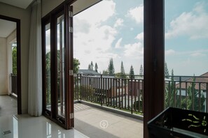 Blick von der Unterkunft