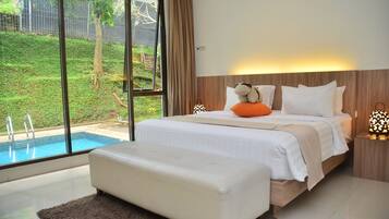 Familjevilla - 5 sovrum - privat pool | 4 sovrum, sängtillbehör av högsta kvalitet och strykjärn/strykbräda