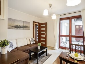 公寓, 1 間臥室, 簡易廚房 (Tetmajer 1) | 客廳 | 平面電視