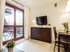 公寓, 1 间卧室, 简易厨房 (Tetmajer 1) | 客厅 | 平板电视