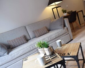 Suite junior | Zona de estar | Una televisión de pantalla plana