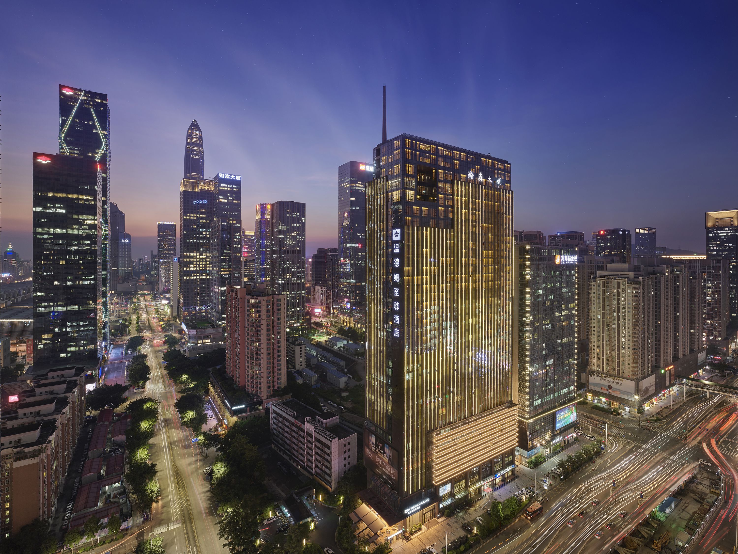 front of property – evening/night