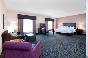 Premium bedding, desk, blackout drapes, iron/ironing board