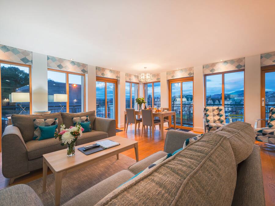 Apartemen Deluks, 1 kamar tidur, dapur, pemandangan sungai | Pemandangan dari kamar