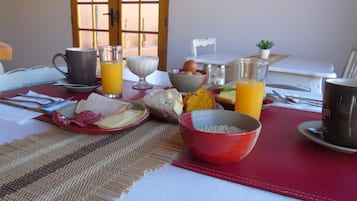 Petit déjeuner continental compris tous les jours