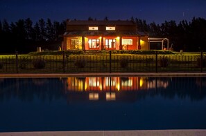 Front of property – evening/night