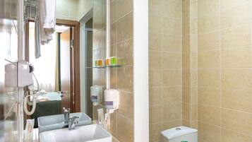 Double or Twin Room | Bathroom | Shower, free toiletries, hair dryer, bathrobes