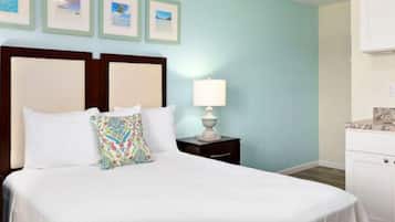 Room, 1 Queen Bed (Located 2 St. Louis Ave) | Free WiFi, bed sheets