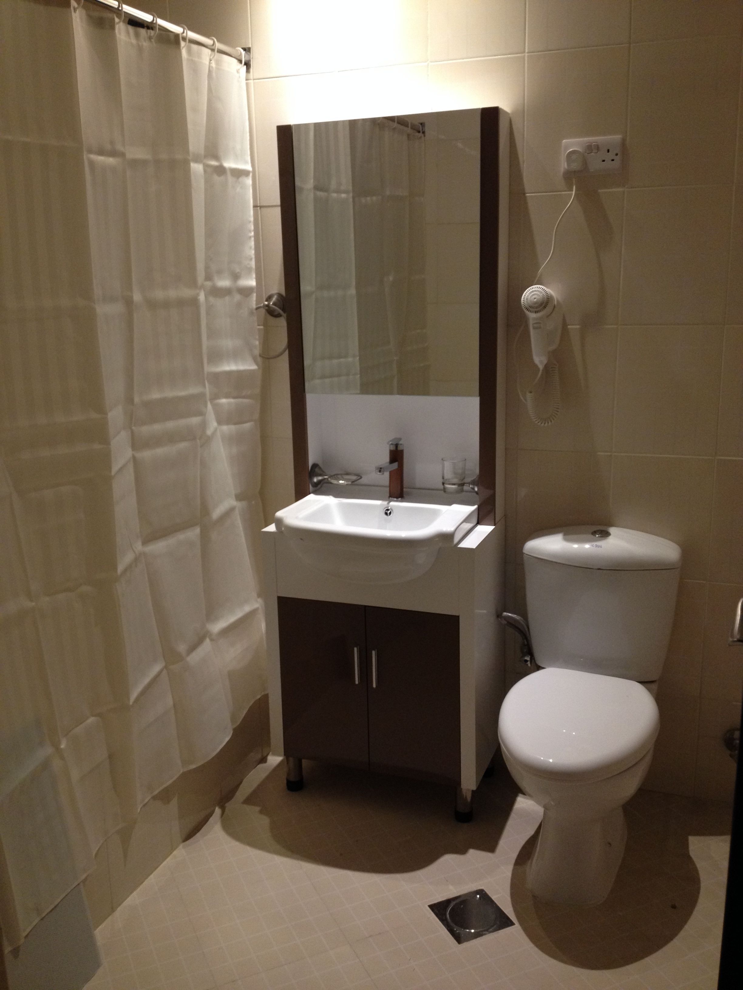 standard room | bathroom | combined shower/bathtub, hair dryer, slippers, bidet