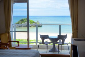 Deluxe Room, Multiple Beds, Non Smoking, Oceanfront | Desk, blackout drapes, iron/ironing board, cribs/infant beds - Best Western Okinawa Onna Beach (Onna)
