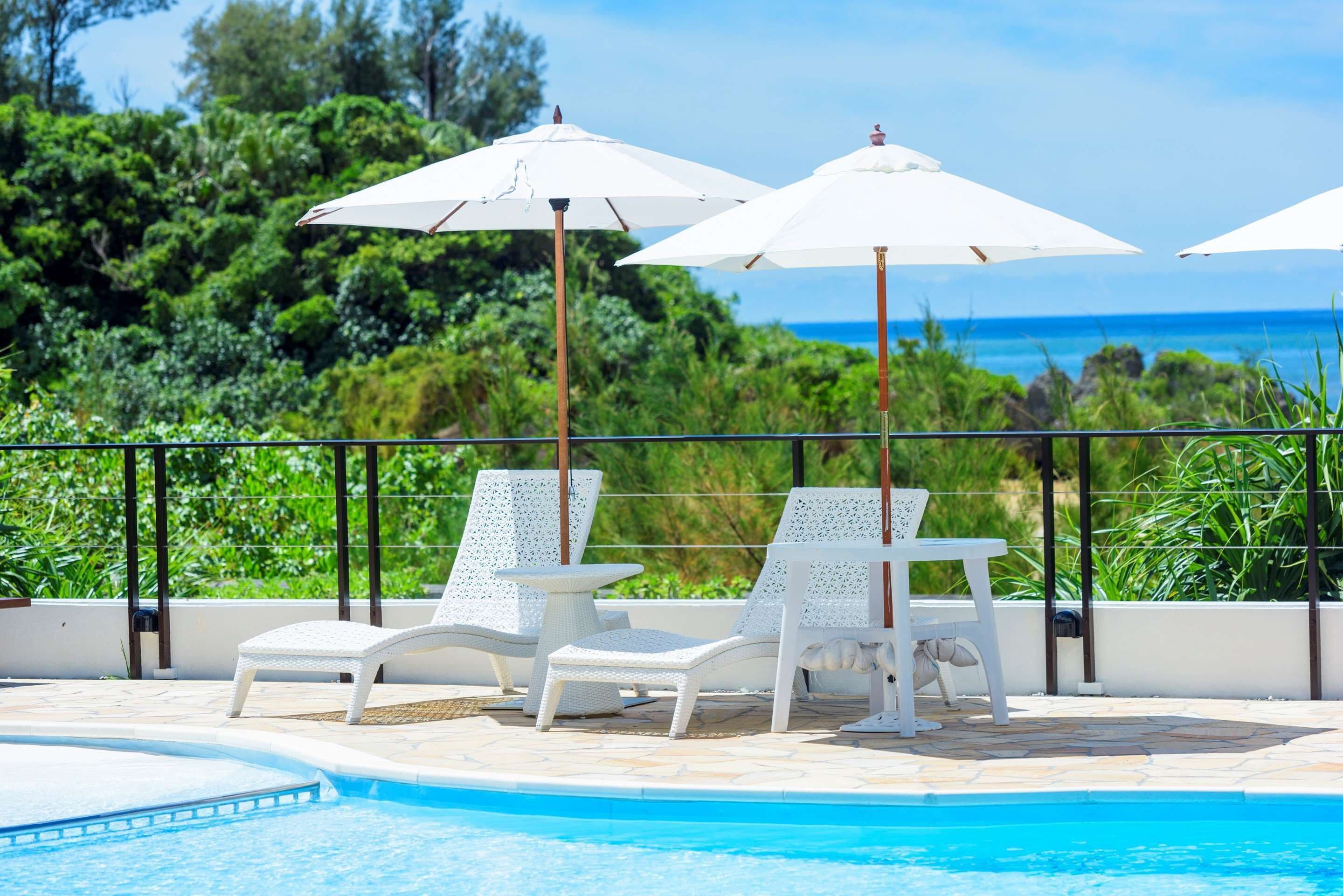 pool side twin room 2 single beds with balcony, non smoking (with extra bed, 1st floor) | pool | outdoor pool, open 8 am to 8 pm, pool loungers