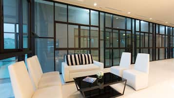 Sala de estar en el lobby