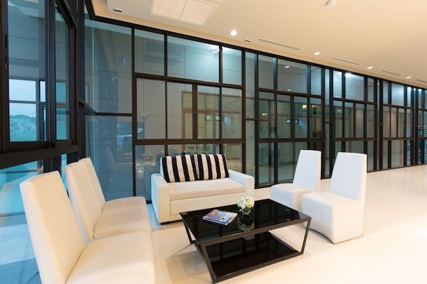 Sala de estar en el lobby