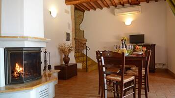 Premium bedding, desk, laptop workspace, blackout curtains