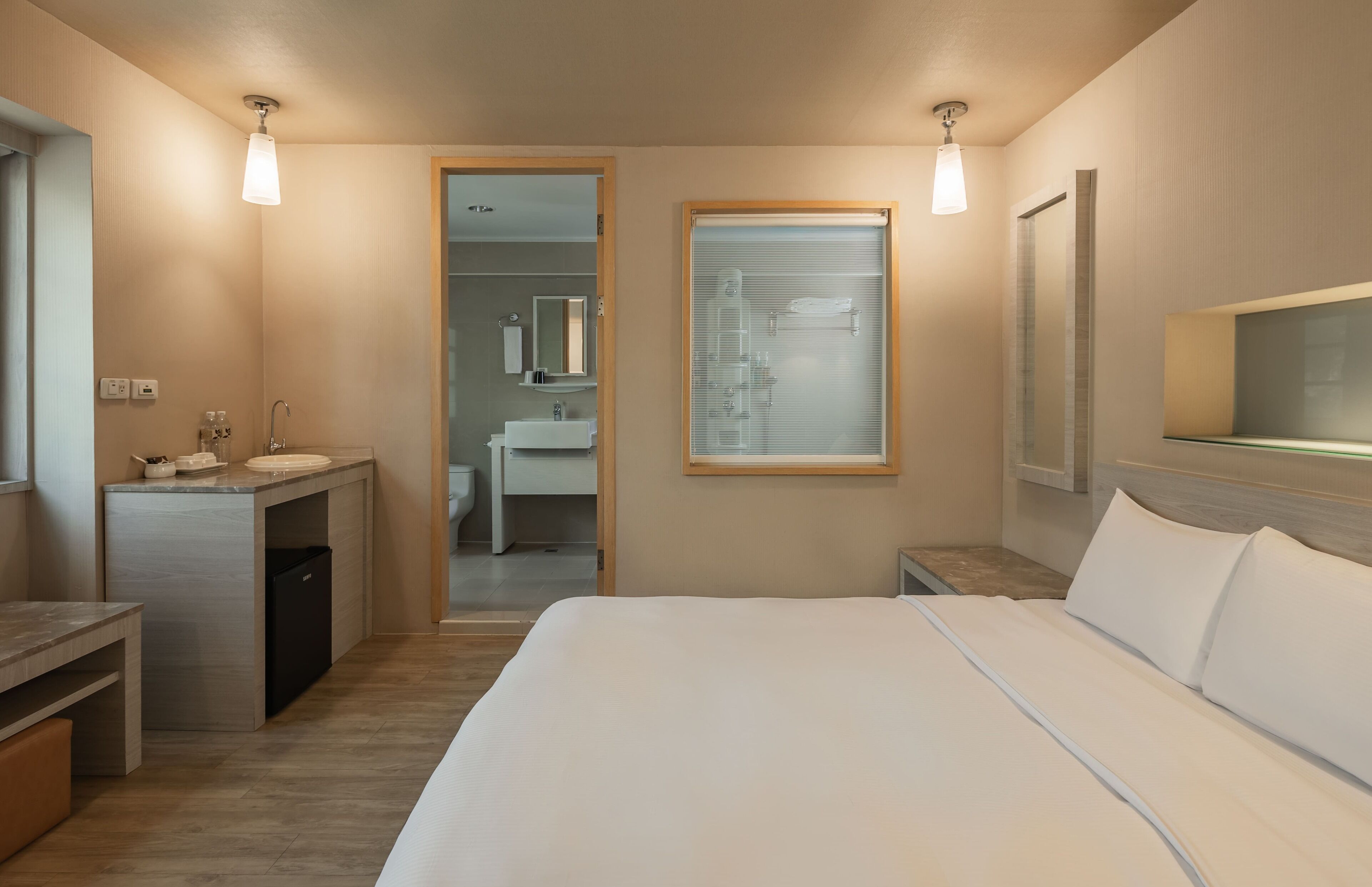 superior double room | living area | lcd tv