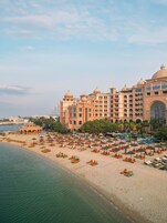 Private beach, sun loungers, beach umbrellas, beach towels