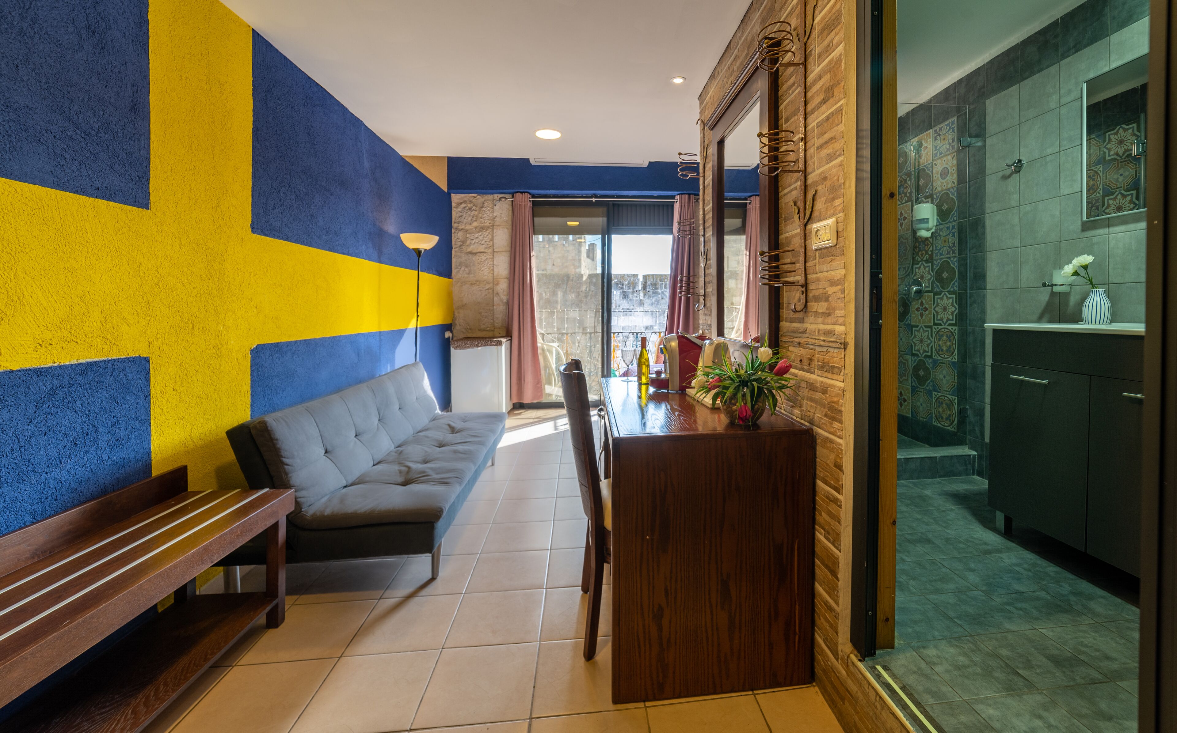 Superior Double Room, Balcony, City View | In-room safe, desk, iron/ironing board, free WiFi