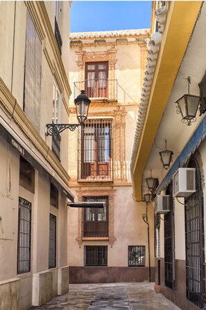 Façana frontal de l'allotjament