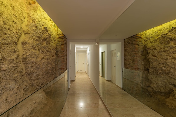 Interior entrance