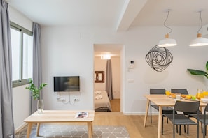 Apartment, 1 Bedroom | Living area