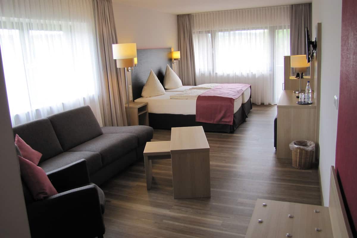 Suite | Hypoallergeen beddengoed, een bureau, gratis babybedden, gratis wifi