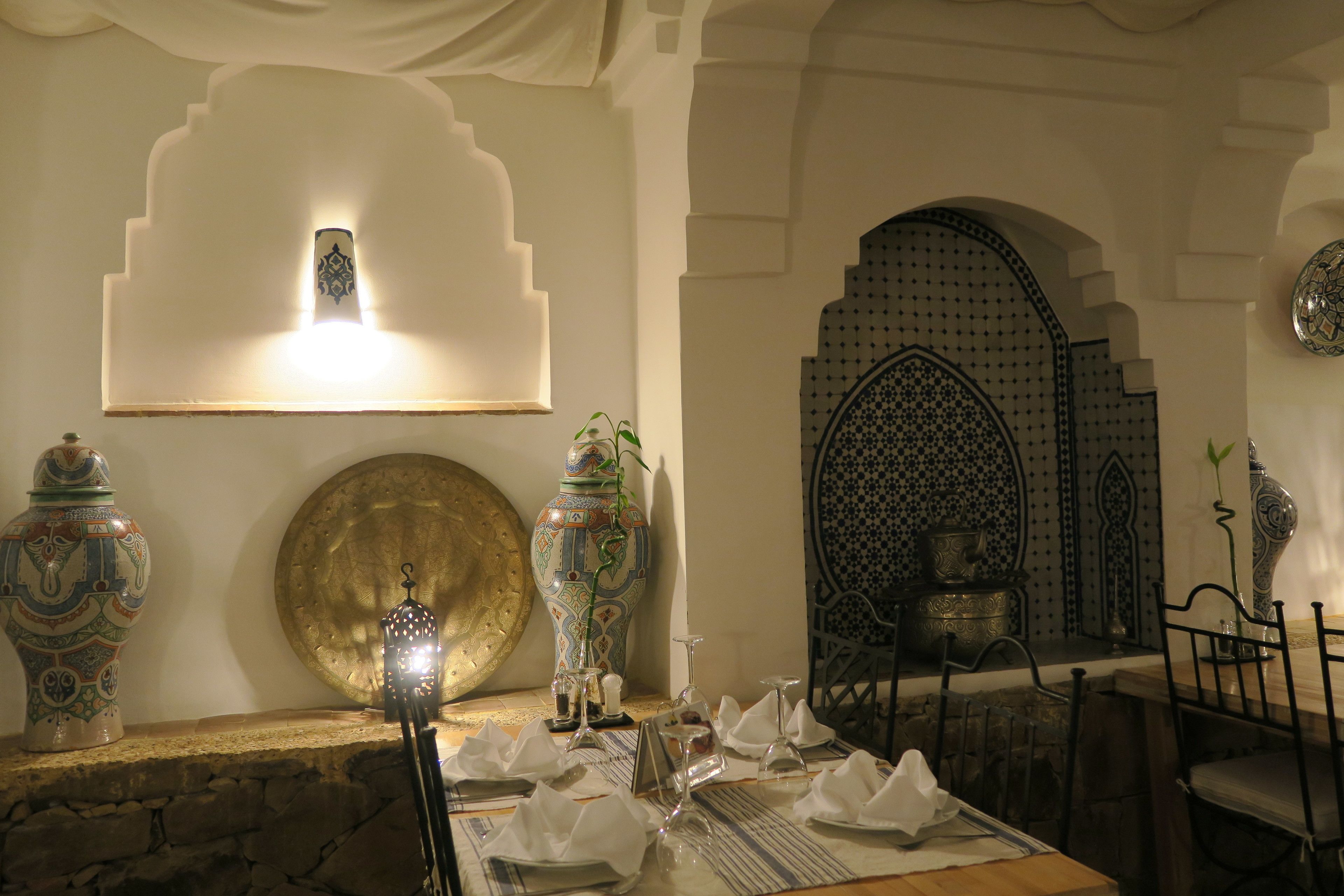 breakfast, lunch, dinner served; moroccan cuisine