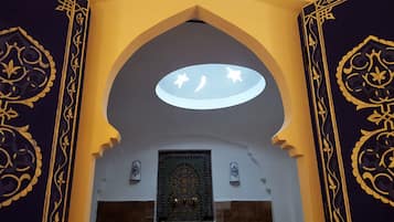 Turkish bath, body treatments, facials, 3 treatment rooms