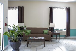 Sala de estar en el lobby