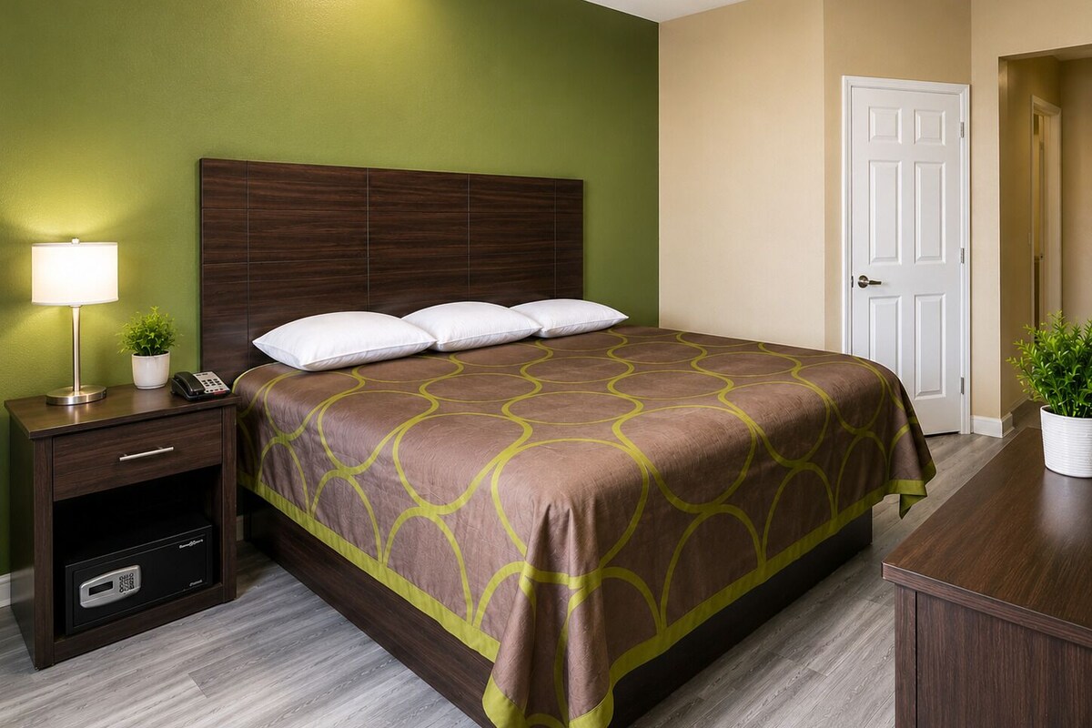 Comfort Single Room, 1 King Bed, Non Smoking, Air conditioning | Premium bedding, Tempur-Pedic beds, desk, laptop workspace