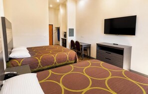 Premium bedding, Tempur-Pedic beds, desk, laptop workspace - Texas Bungalows Hotel & Hotel Que at Lakeline Austin Cedar Park (Cedar Park)