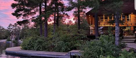 Front of property - evening/night