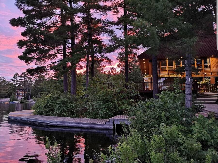 Front of property - evening/night