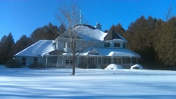 Front of property – evening/night