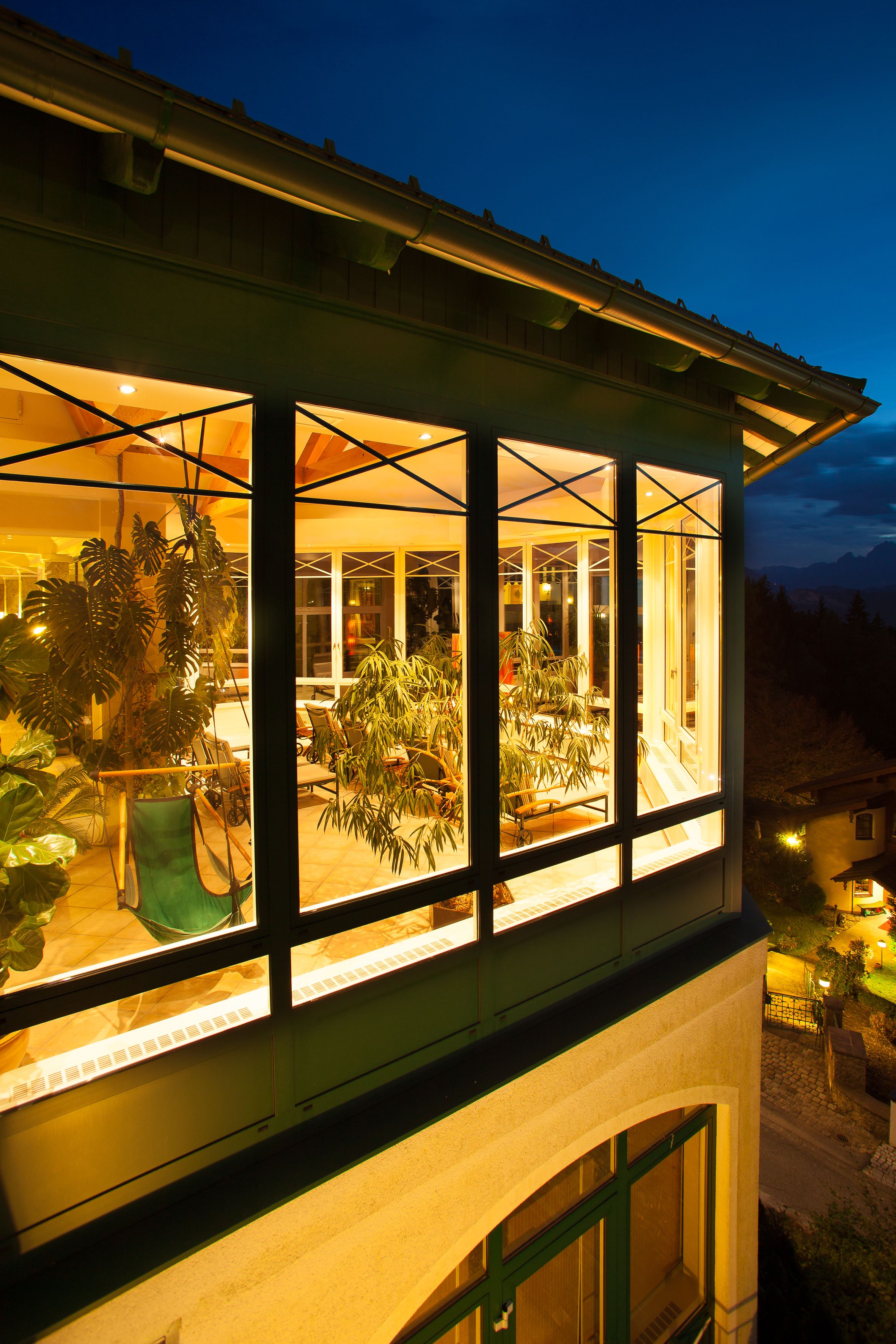 front of property – evening/night