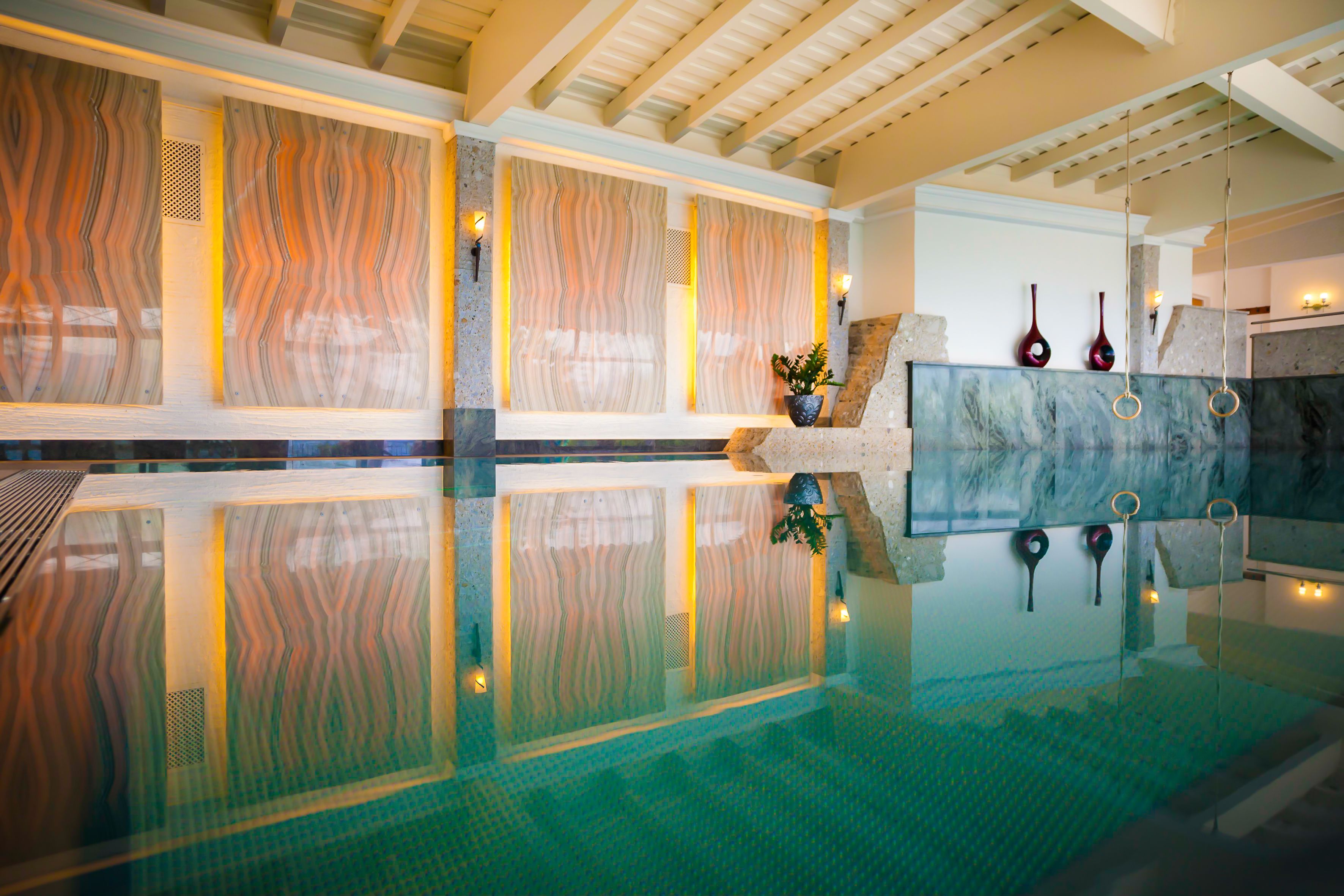 indoor pool, outdoor pool