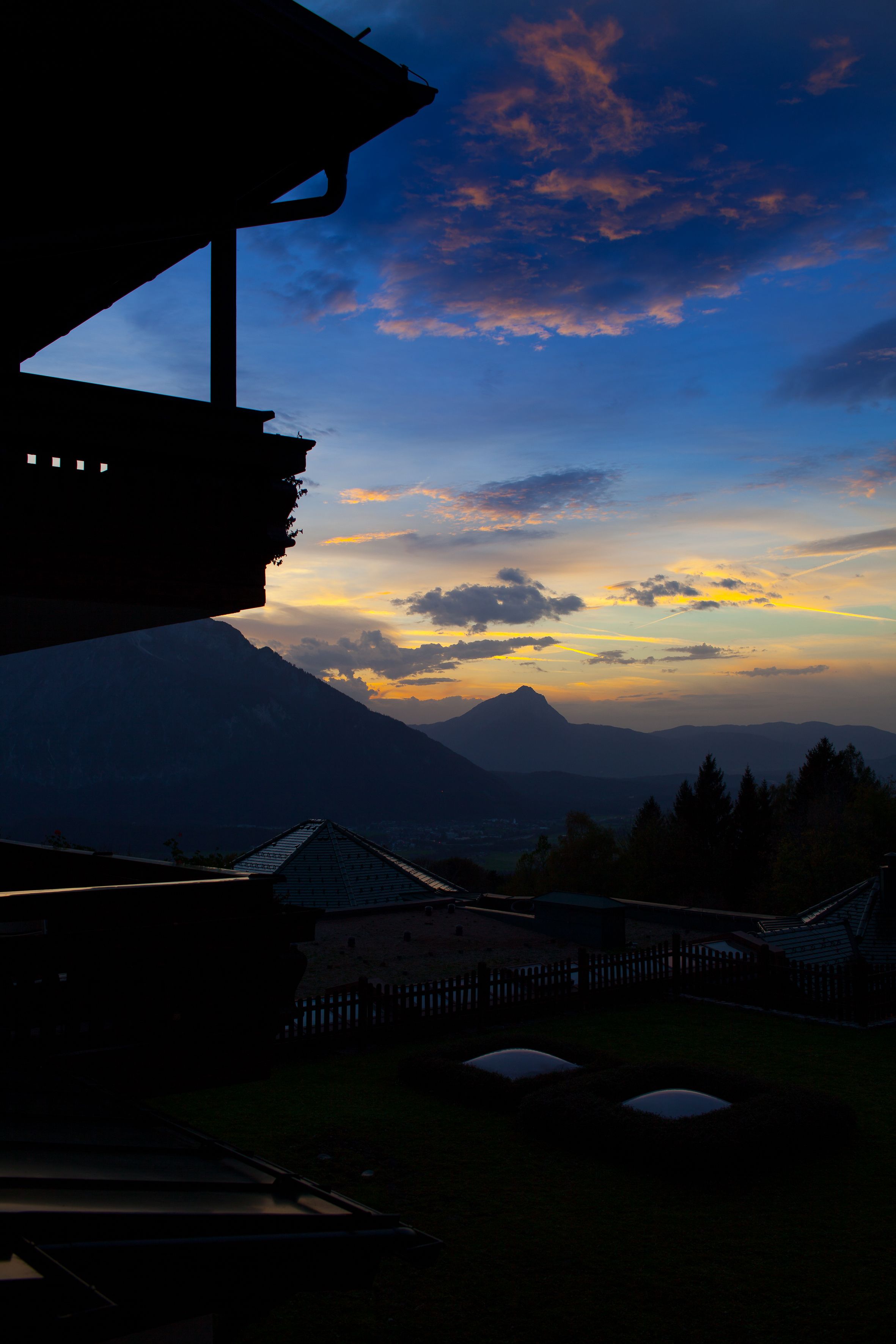 front of property – evening/night