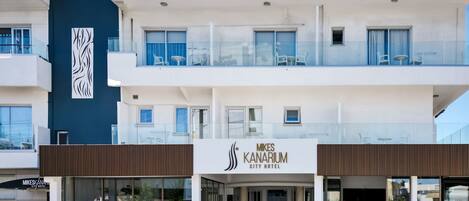 Voorkant van accommodatie