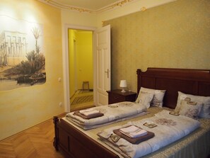 Apartment, 2 Schlafzimmer, Bergblick | Hochwertige Bettwaren, Betten mit Memory-Foam-Matratzen
