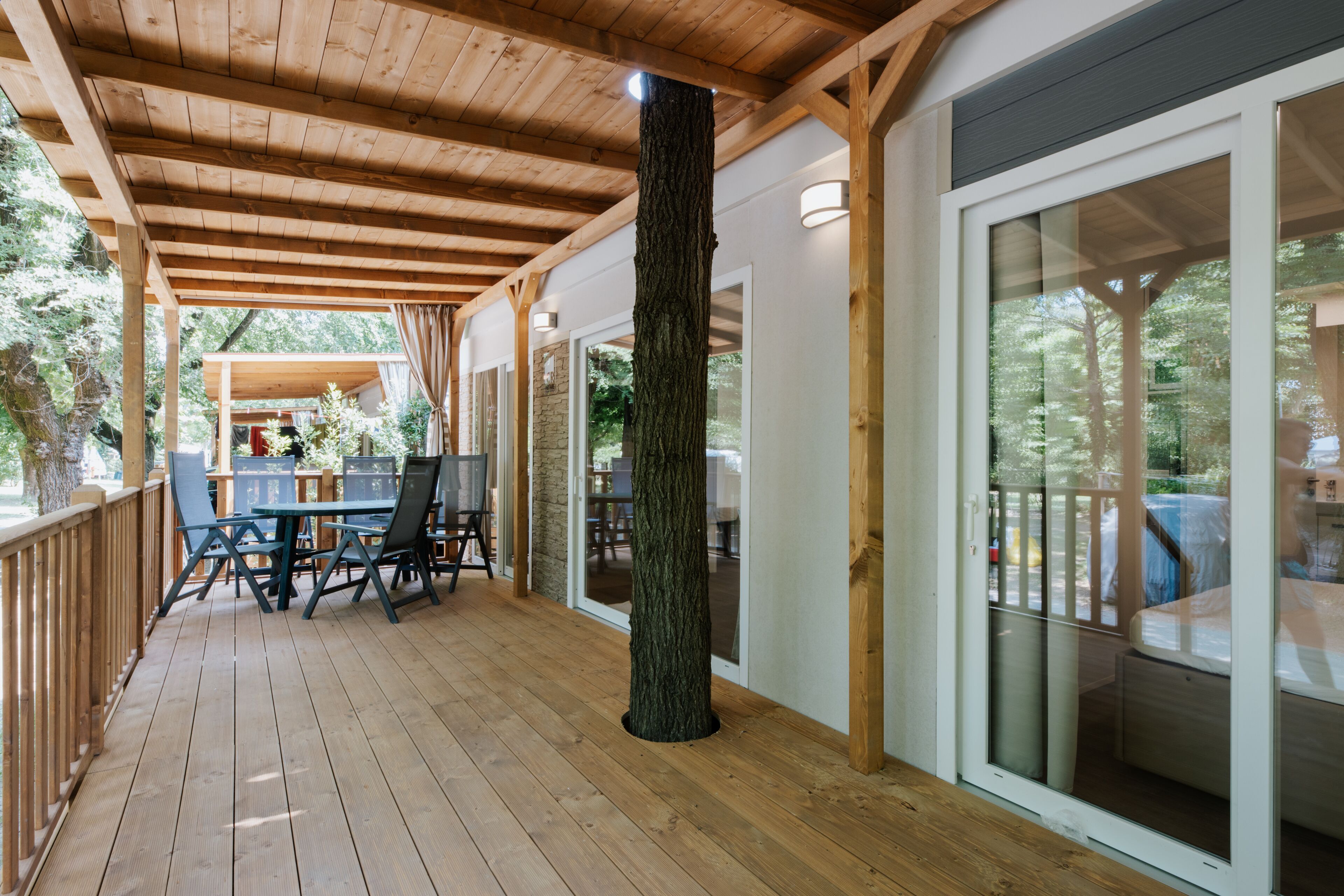 Mobile Unterkunft (Sunshine) (4 Adults + 2 Children) | Wohnbereich | Tischtennisplatte