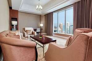 Junior Suite | Living area | LCD TV - Best Plaza West Bay (Doha)