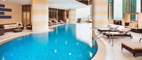 Indoor pool, outdoor pool