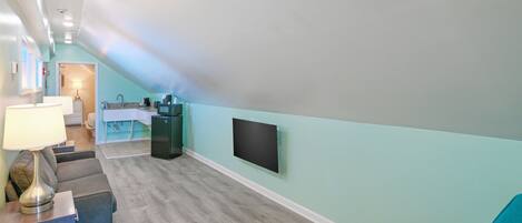 Departamento, varias camas (3 Double Beds) | Cortinas blackout y ropa de cama