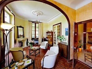 Lobby sitting area