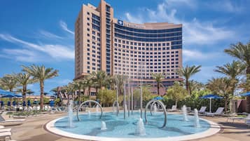 2 outdoor pools, cabanas (surcharge), sun loungers