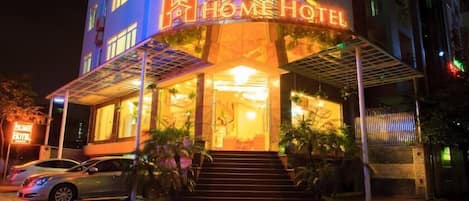 Front of property – evening/night