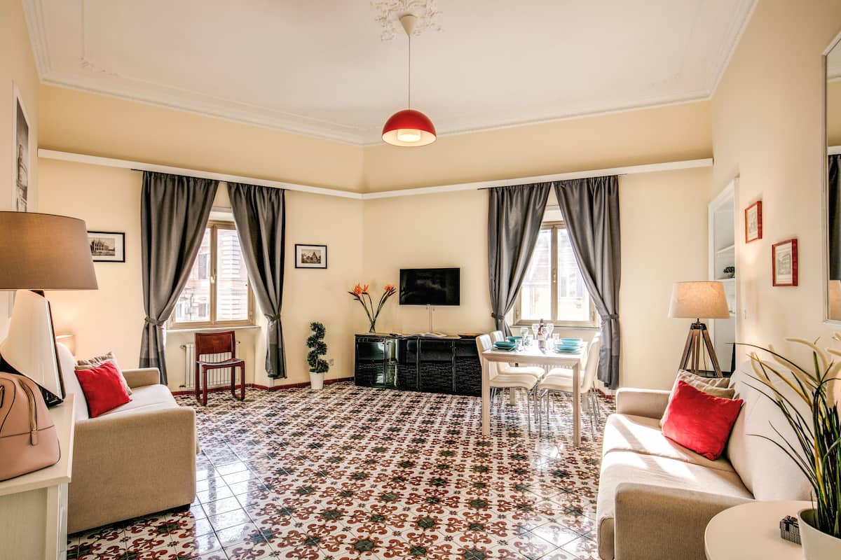 Apartment, 2 Bedrooms | Living area | Flat-screen TV