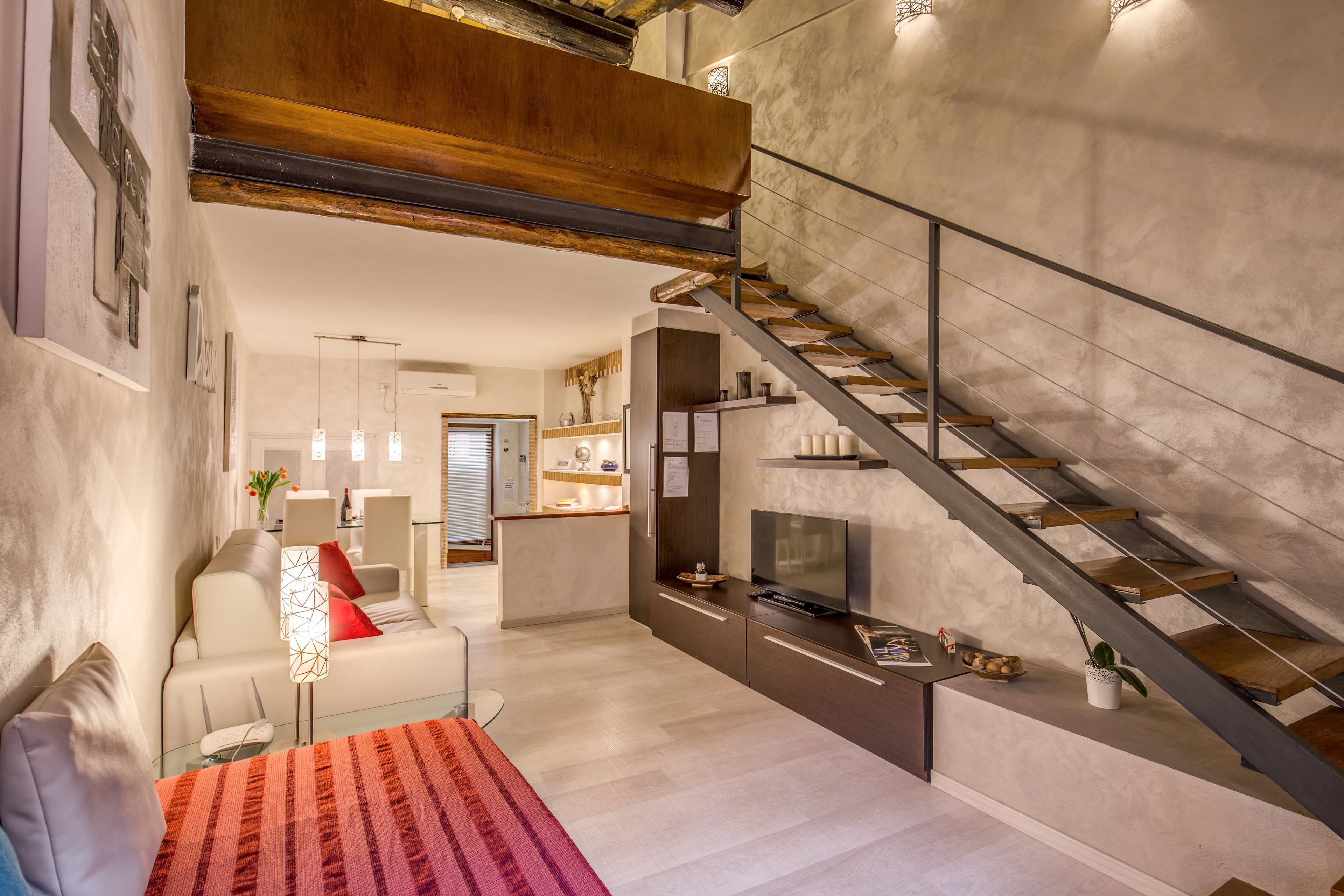 Apartment, 1 Schlafzimmer, Terrasse | Wohnbereich | Flachbildfernseher